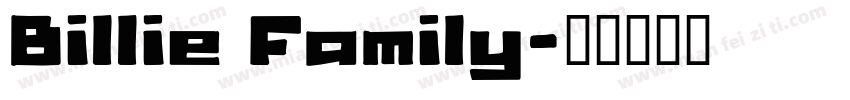 Billie Family字体转换